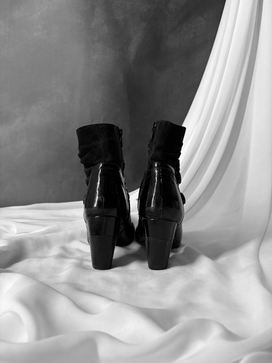 Hush Ankle Boots - MIDNIGHT FAE