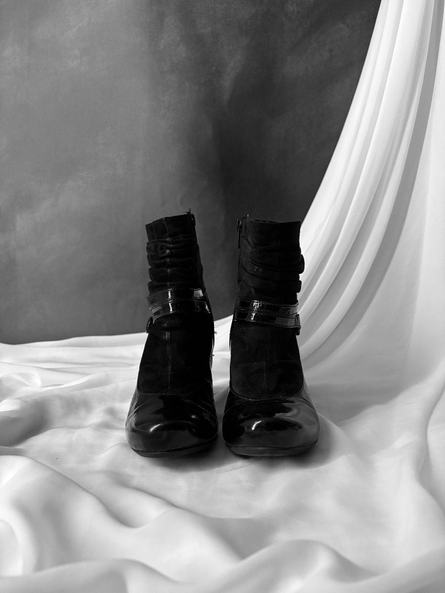 Hush Ankle Boots - MIDNIGHT FAE