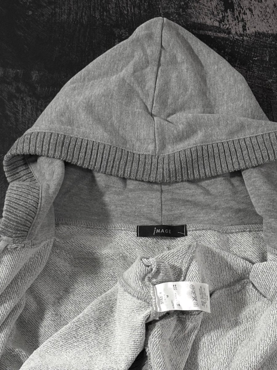 Image Zip Up Poncho Jacket - MIDNIGHT FAE