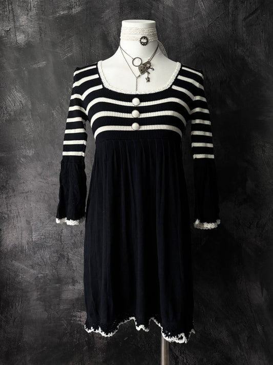 Ingni Knit Dress - MIDNIGHT FAE