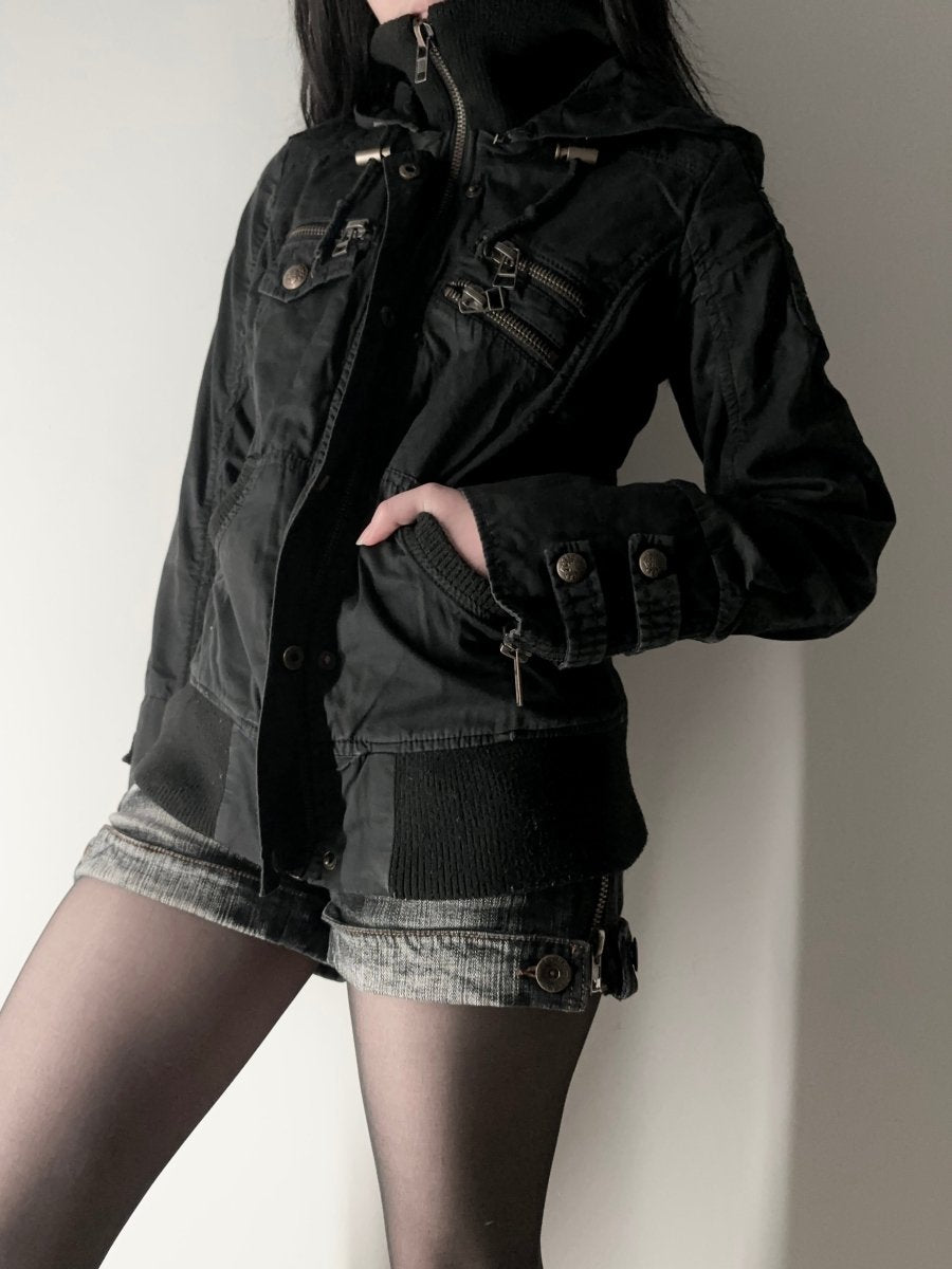 Ingni Rider Hoodie Jacket - MIDNIGHT FAE