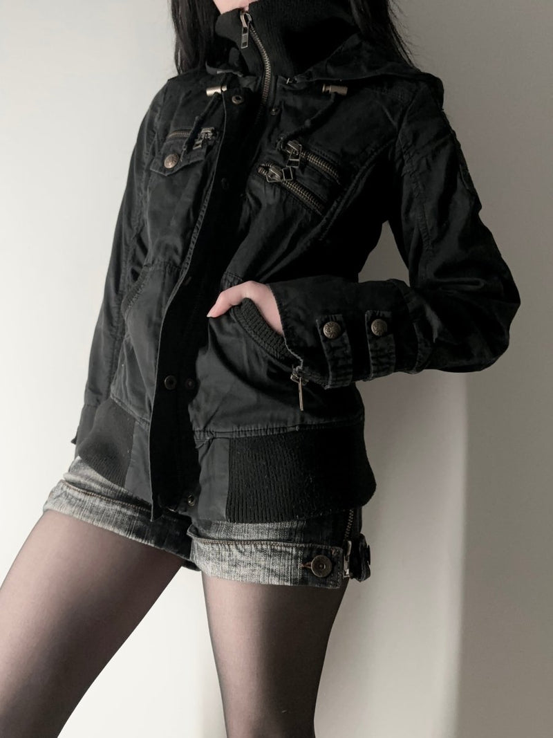 Ingni Rider Hoodie Jacket - MIDNIGHT FAE