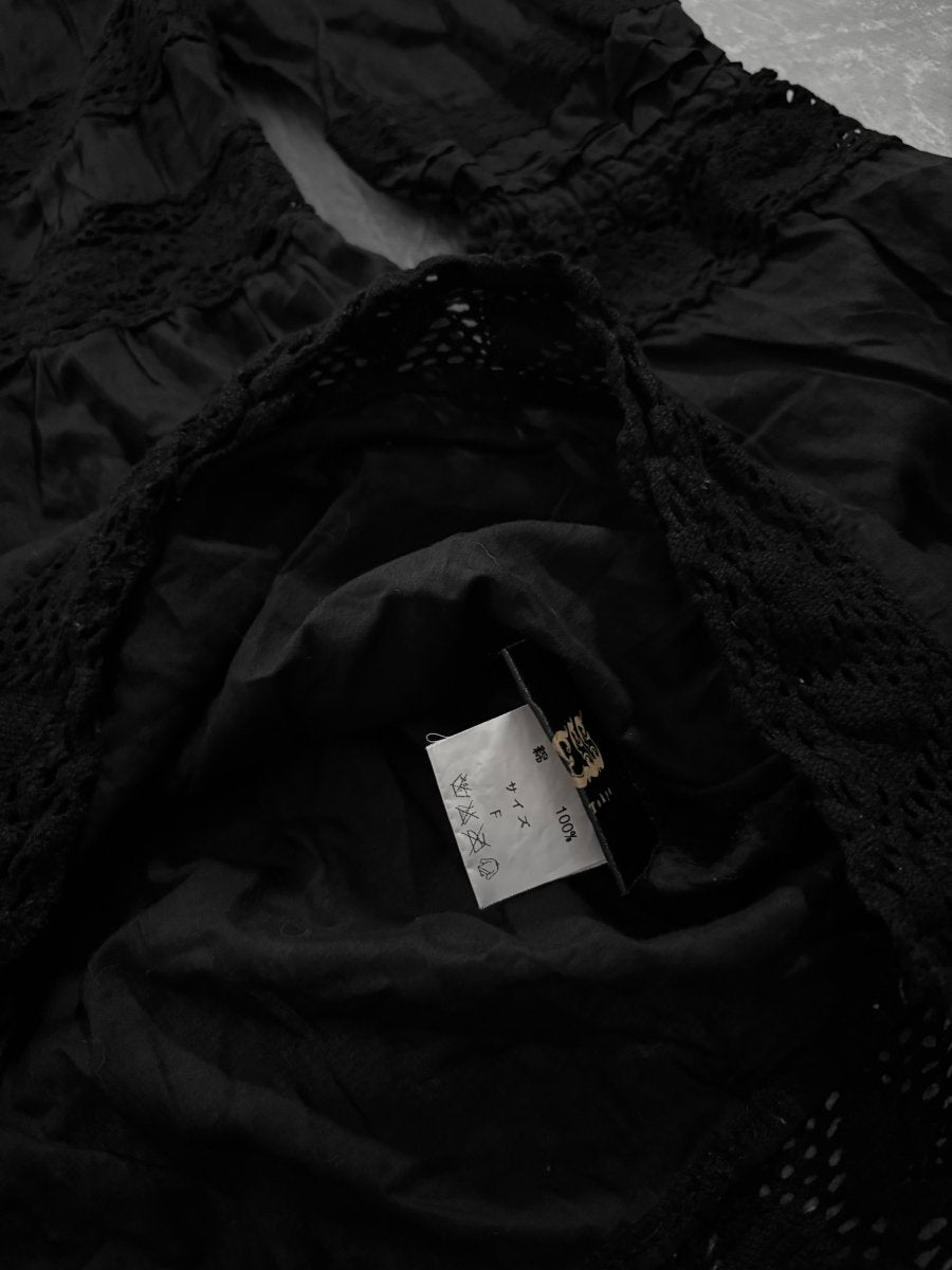 Isolde Cotton Blouse - MIDNIGHT FAE