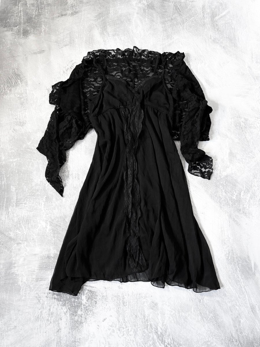 Ison Lace Dress Set - MIDNIGHT FAE