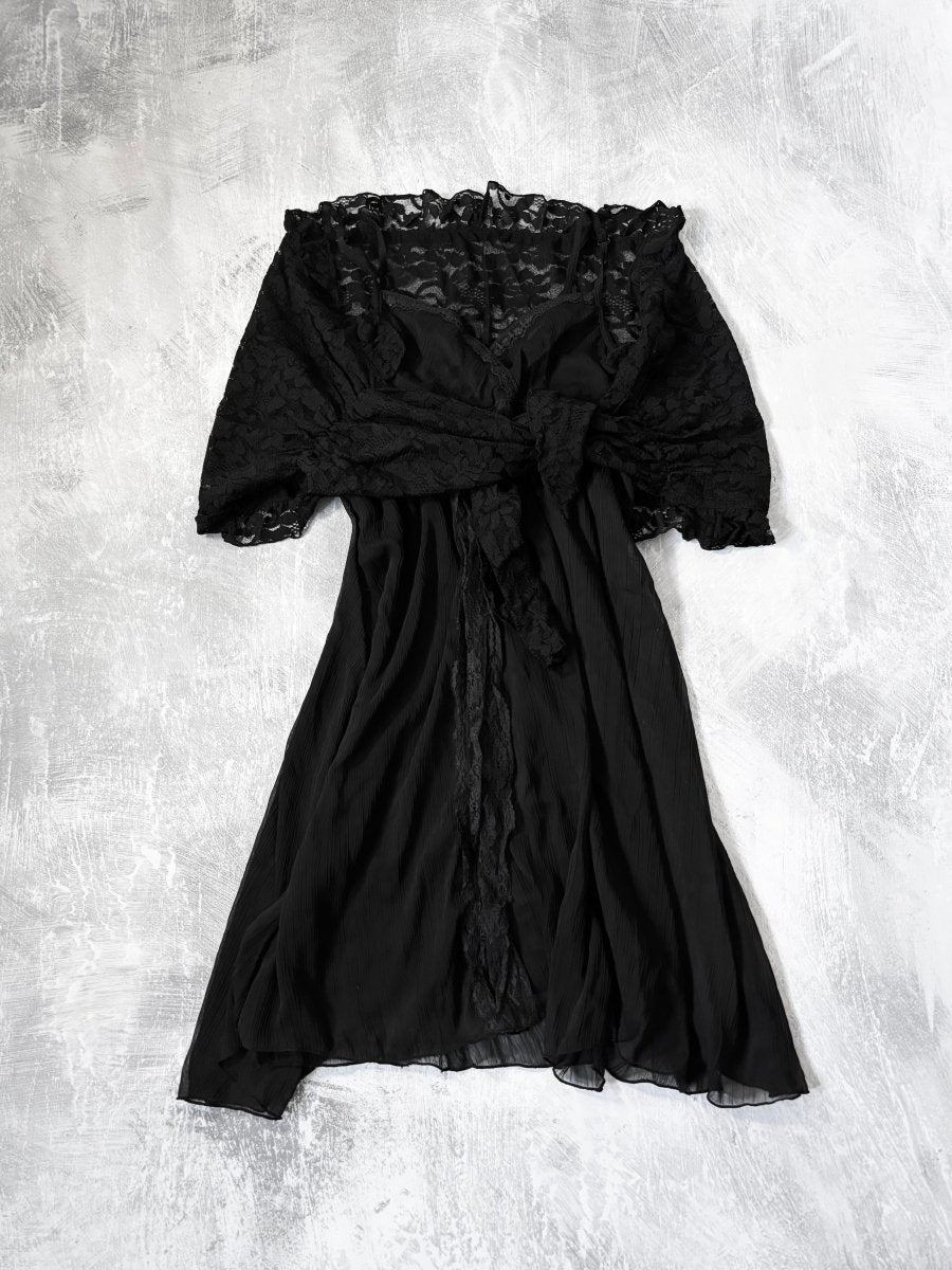 Ison Lace Dress Set - MIDNIGHT FAE