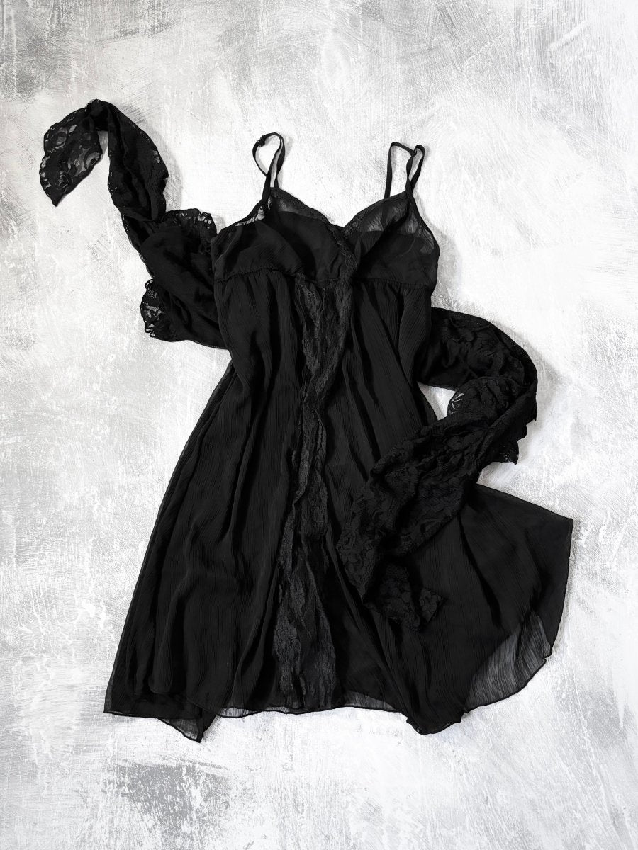Ison Lace Dress Set - MIDNIGHT FAE