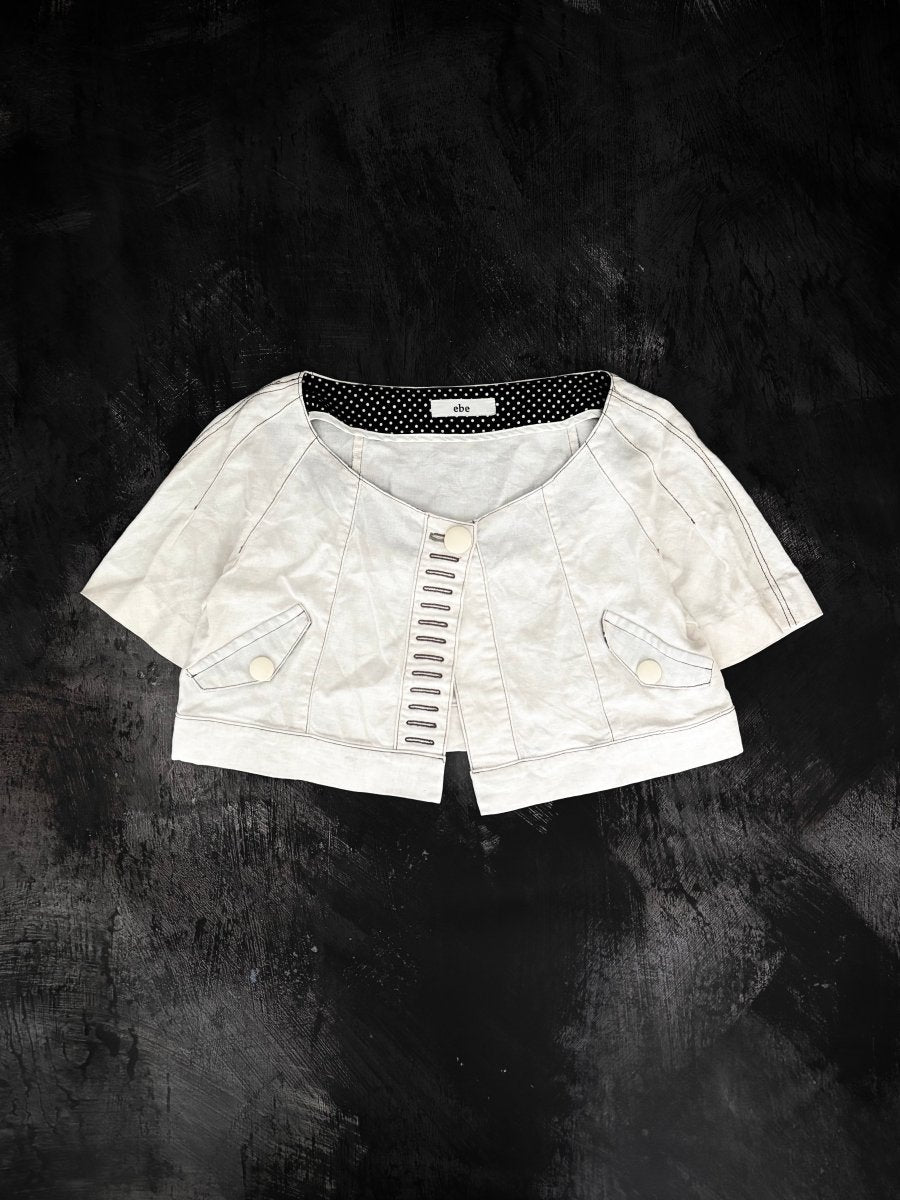 Ivory Linen Bolero - MIDNIGHT FAE