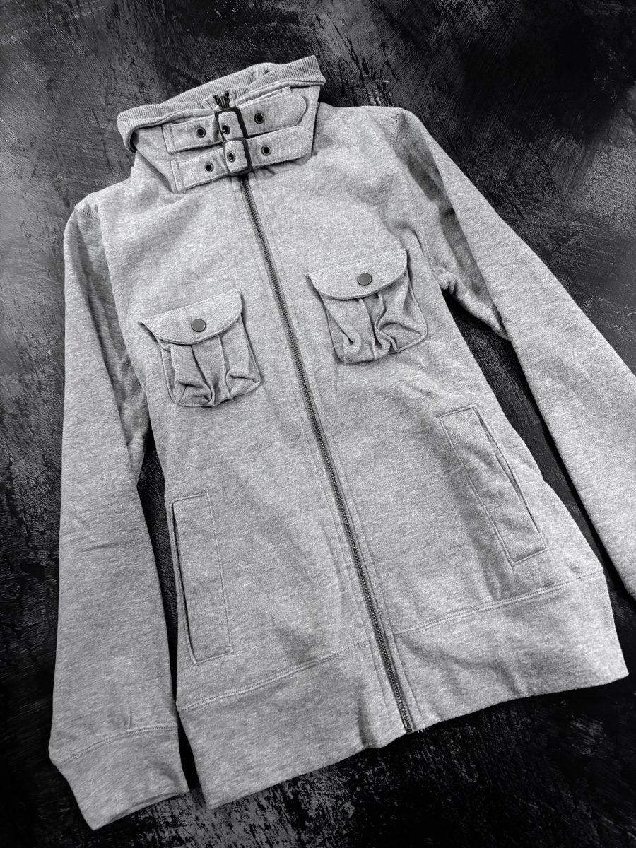 Jessy Knit Buckle Jacket - MIDNIGHT FAE