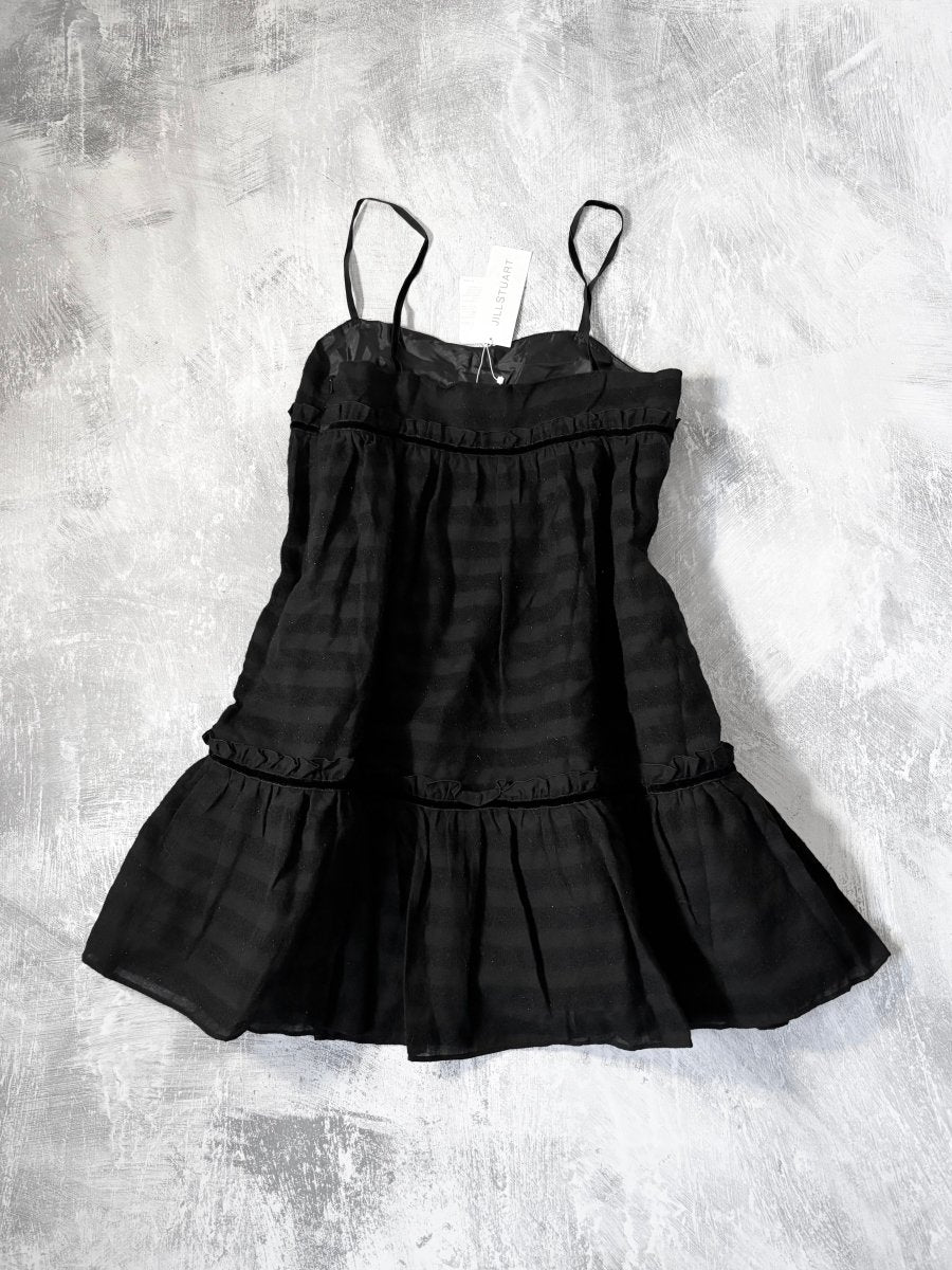 Jill Striped Babydoll Dress (BNWT) - MIDNIGHT FAE