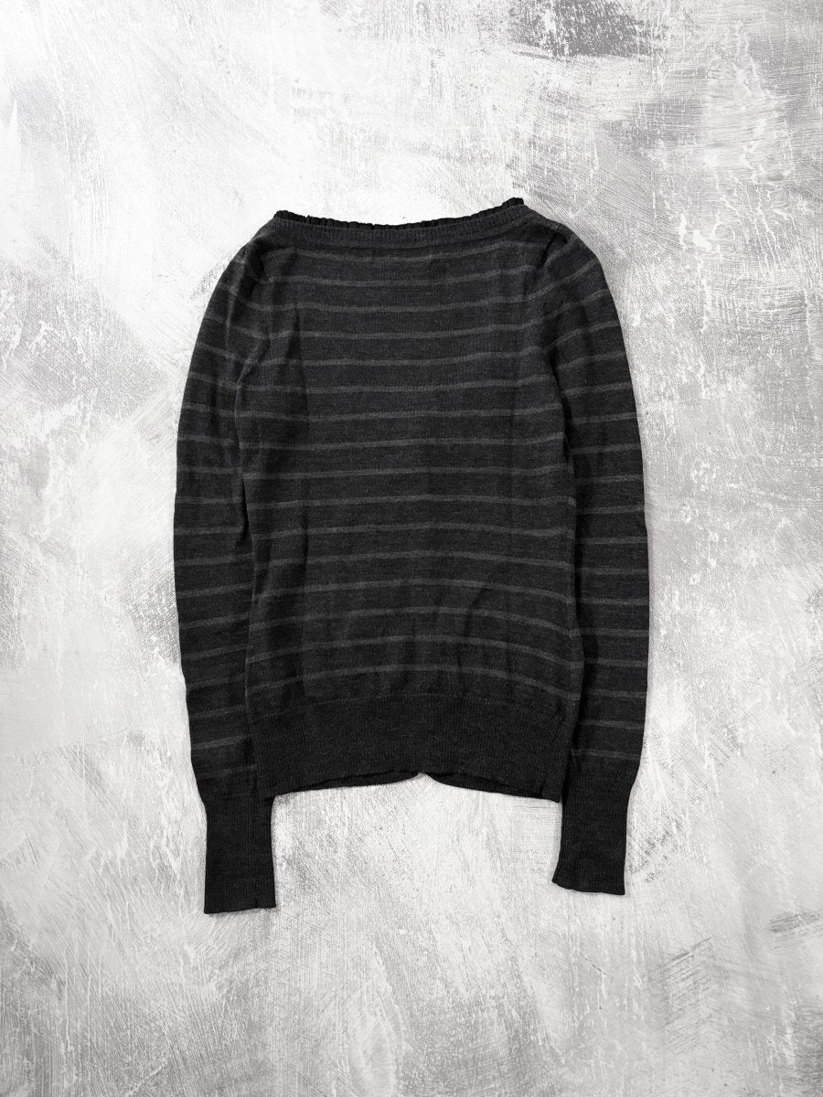 Jill Striped Cardigan - MIDNIGHT FAE