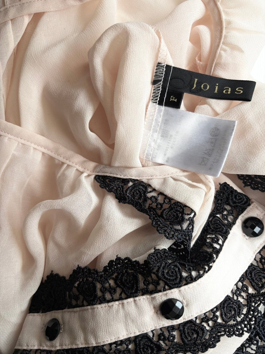 Joias Sheer Blouse - MIDNIGHT FAE
