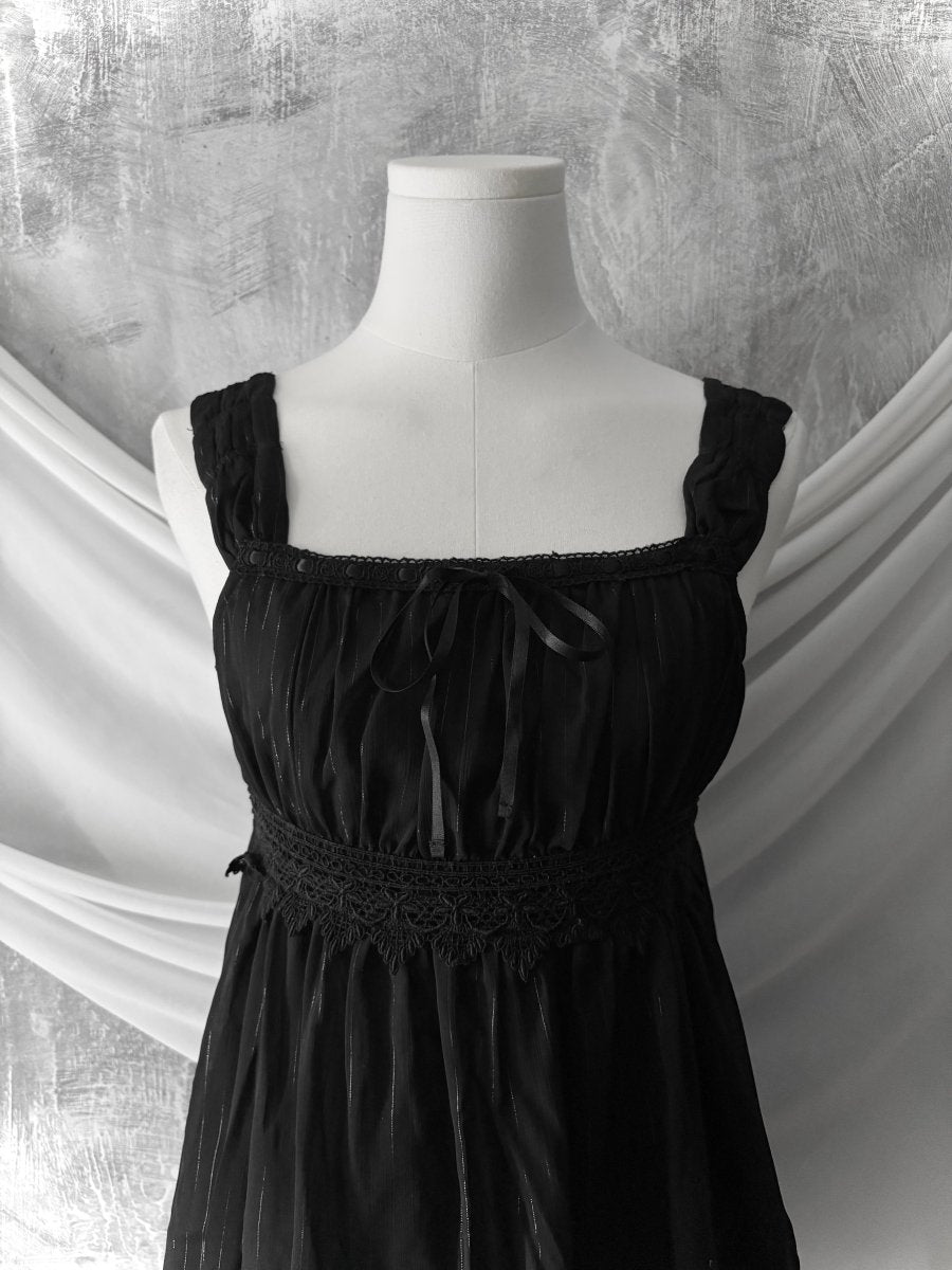Klein Babydoll Dress - MIDNIGHT FAE