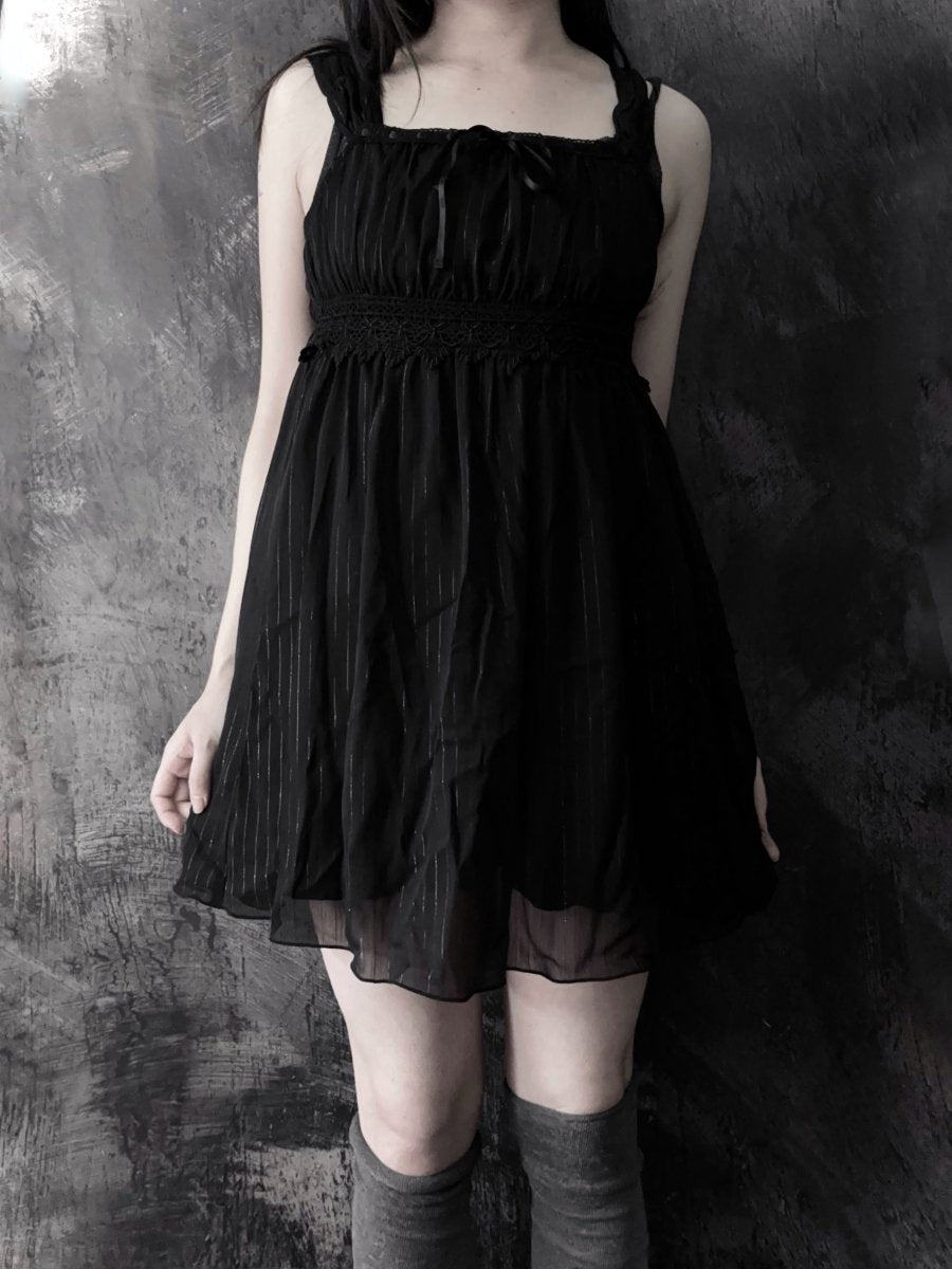 Klein Babydoll Dress - MIDNIGHT FAE