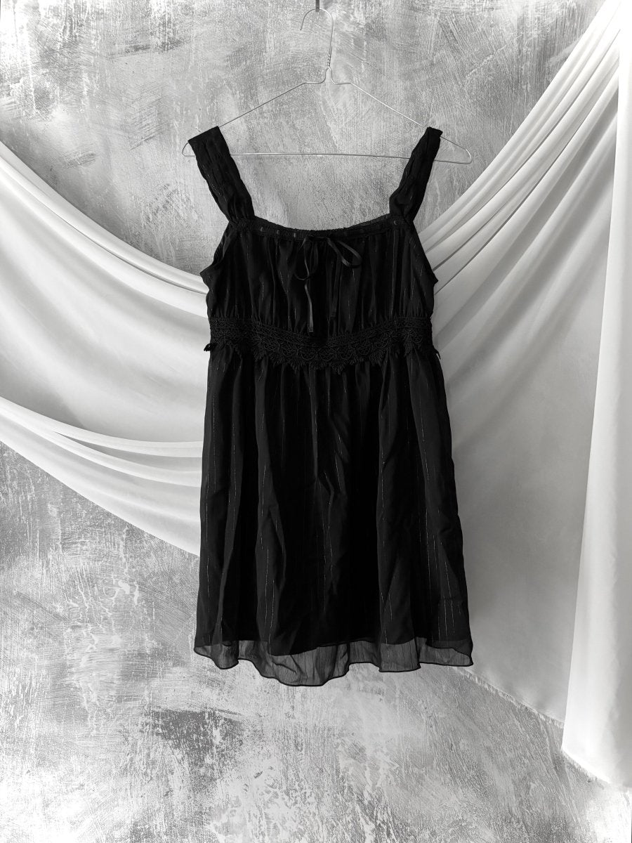Klein Babydoll Dress - MIDNIGHT FAE