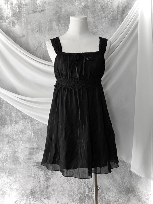 Klein Babydoll Dress - MIDNIGHT FAE