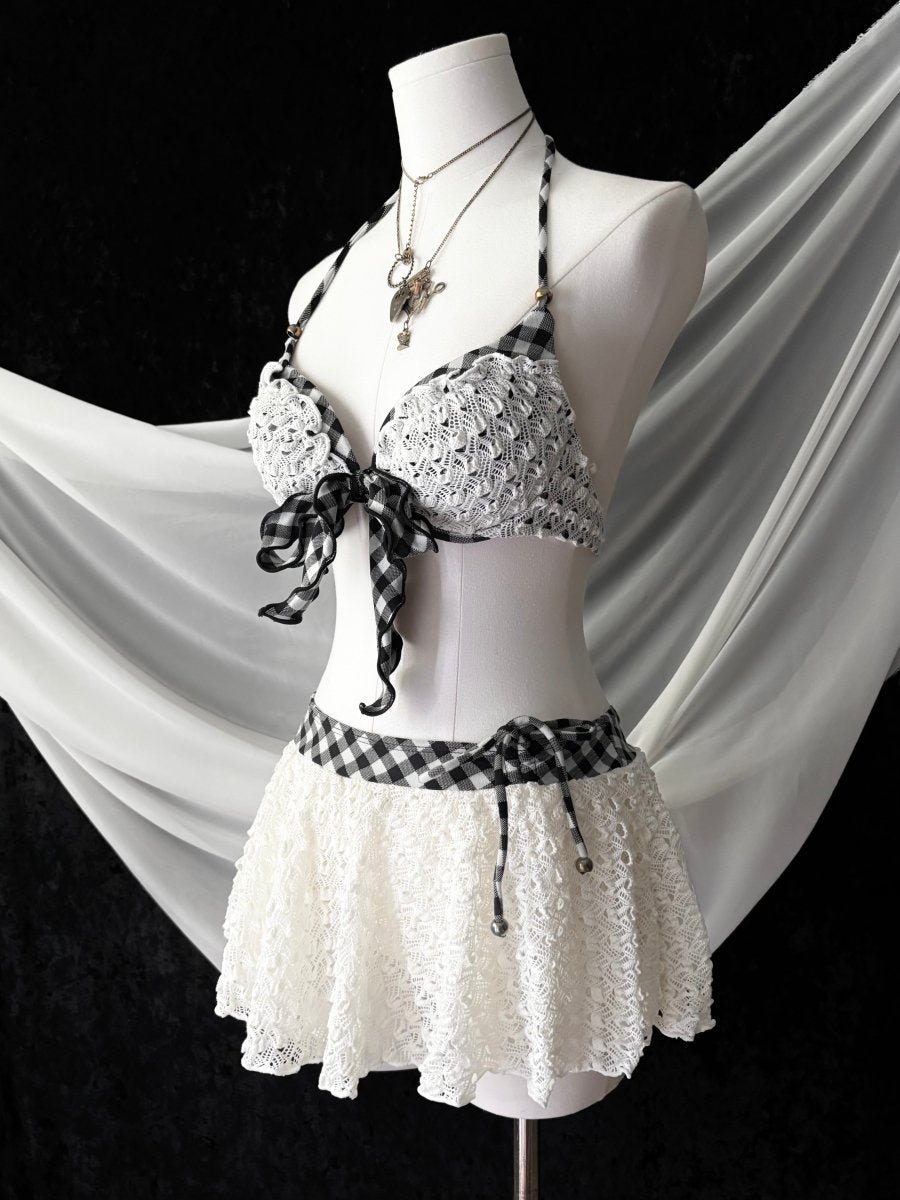 Lace Swim Set - MIDNIGHT FAE