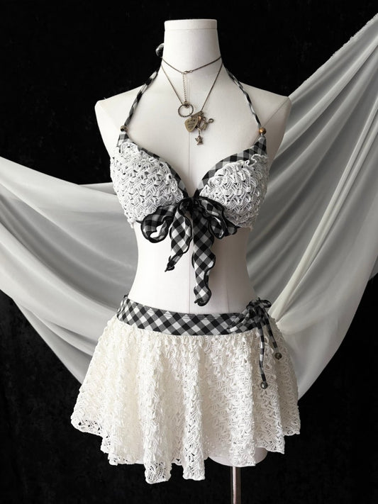 Lace Swim Set - MIDNIGHT FAE