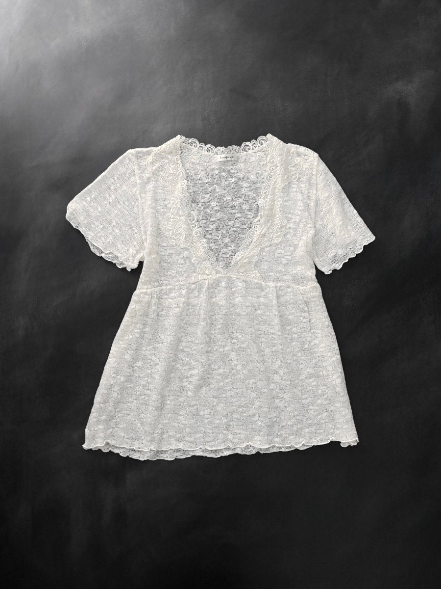Lacifonelli Sheer Blouse - MIDNIGHT FAE