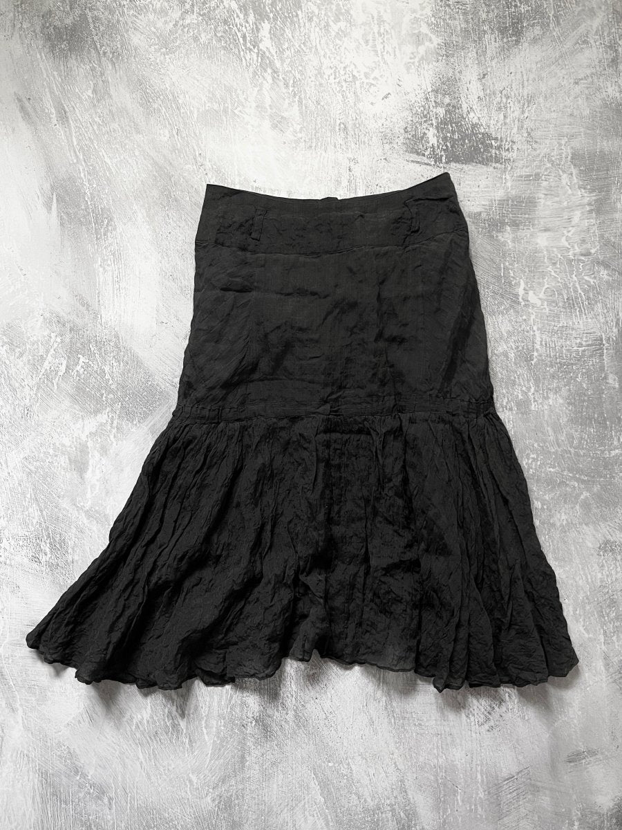 Lancet Silk Skirt - MIDNIGHT FAE