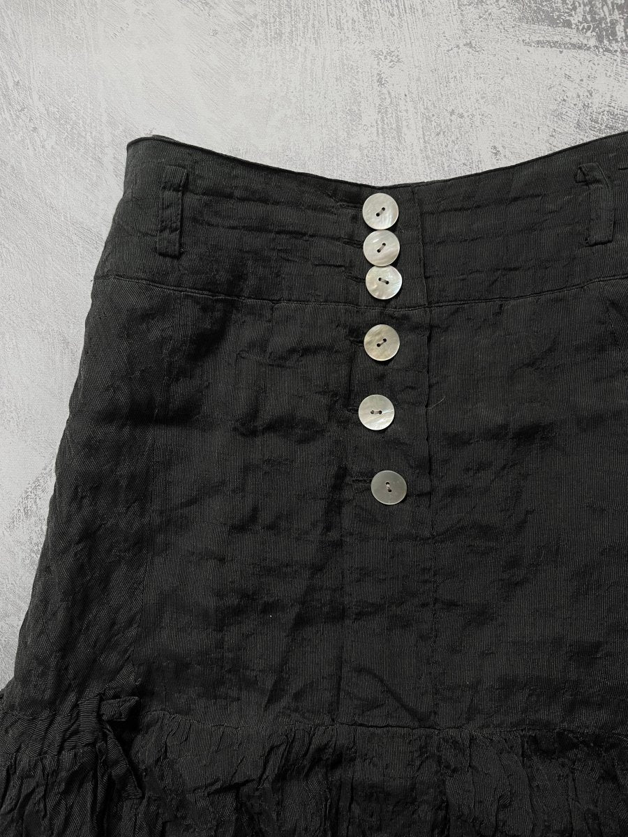 Lancet Silk Skirt - MIDNIGHT FAE