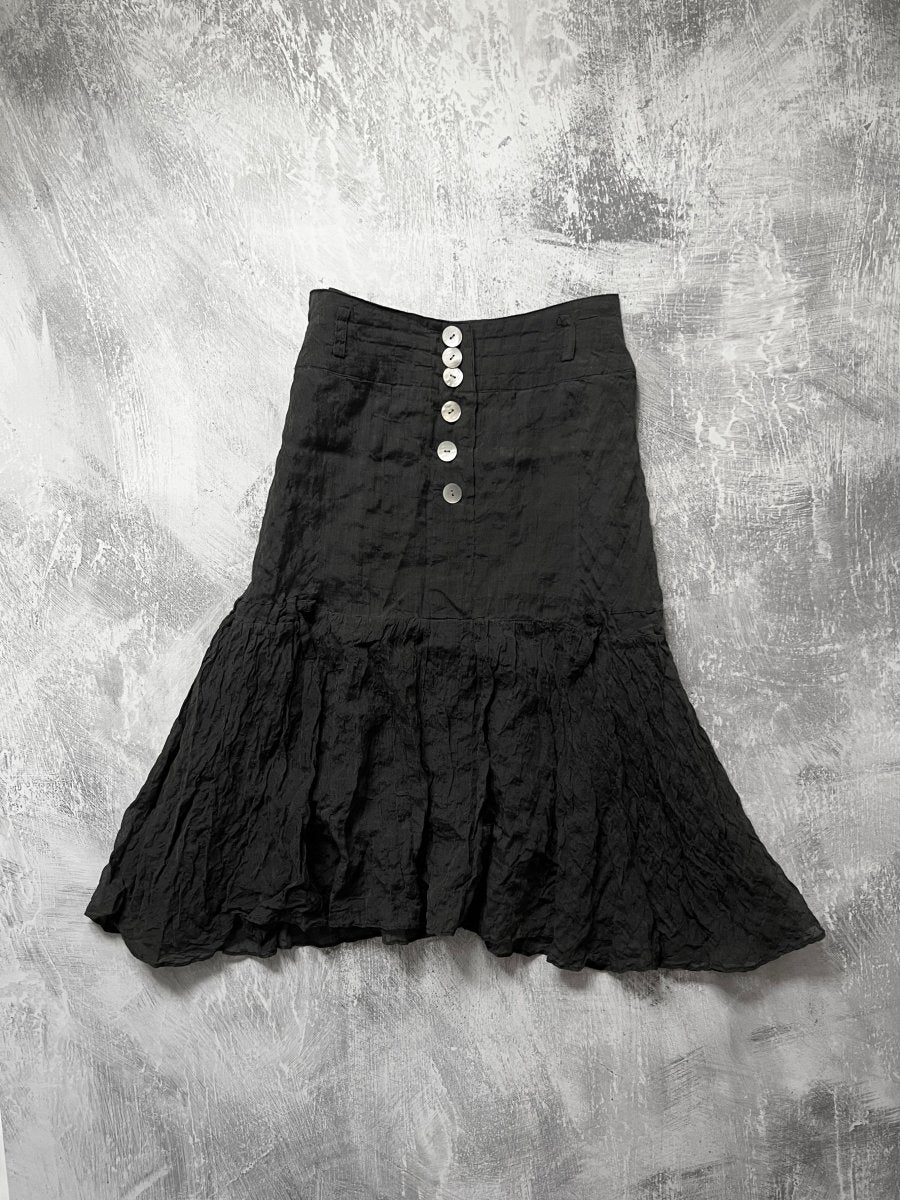 Lancet Silk Skirt - MIDNIGHT FAE