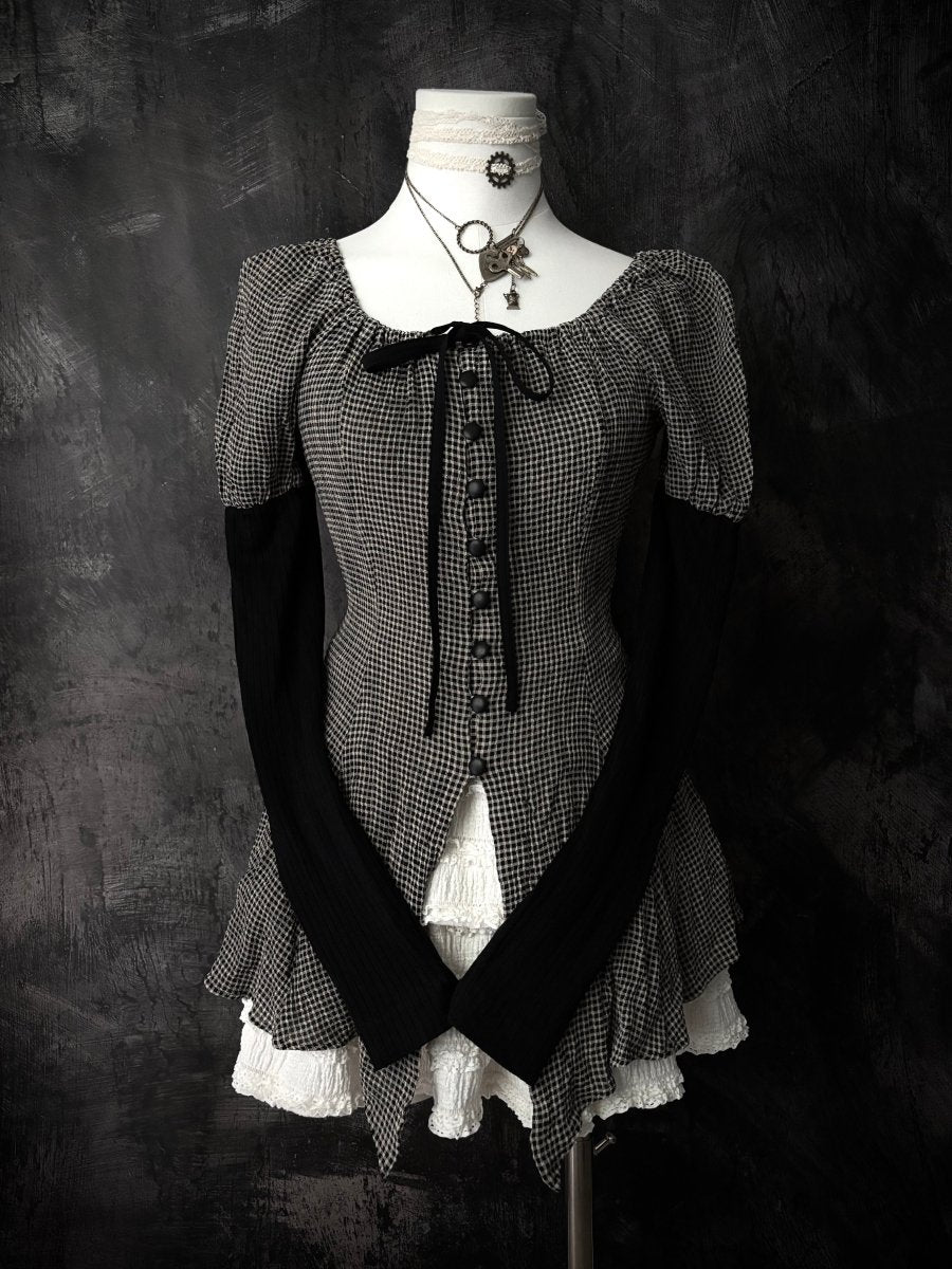 Lé a Noulé Blouse - MIDNIGHT FAE