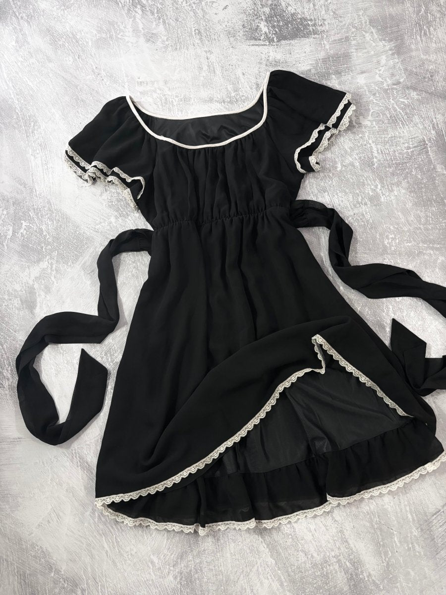L'est Rose Mini Dress - MIDNIGHT FAE