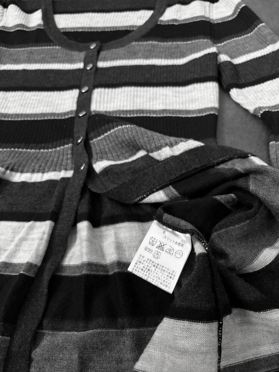 Lestera Striped Knit - MIDNIGHT FAE