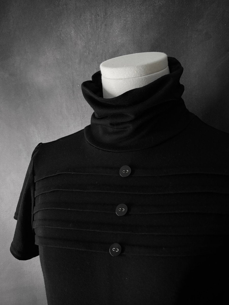 Liturgy Turtleneck Top - MIDNIGHT FAE