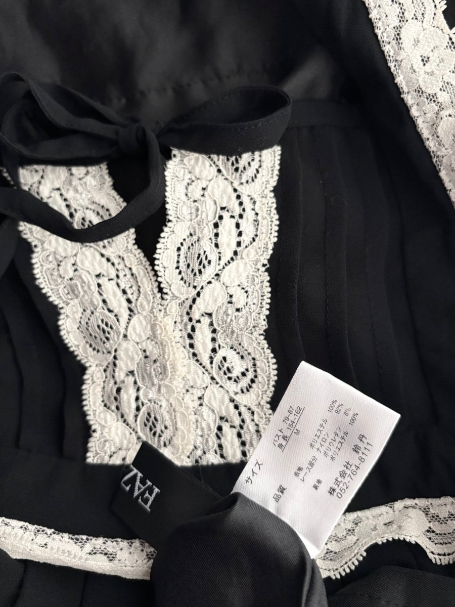 Locket Chiffon Dress - MIDNIGHT FAE