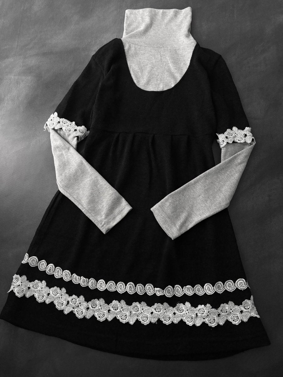 Longing Knit Dress - MIDNIGHT FAE