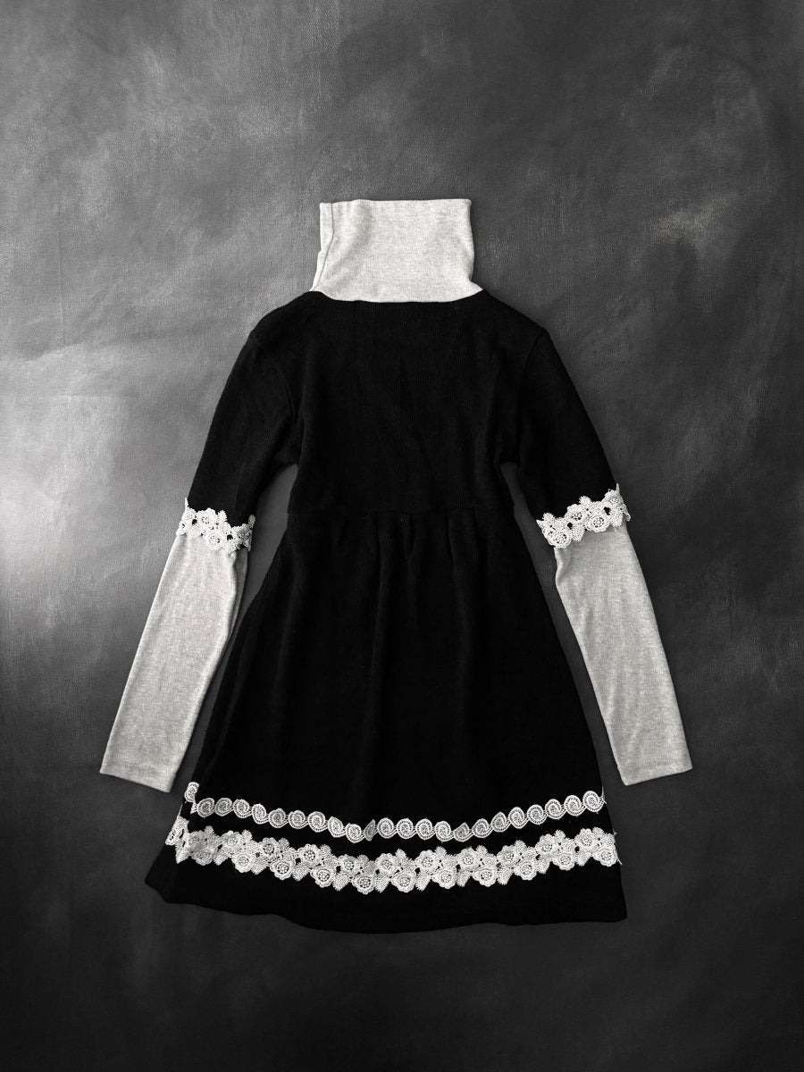Longing Knit Dress - MIDNIGHT FAE