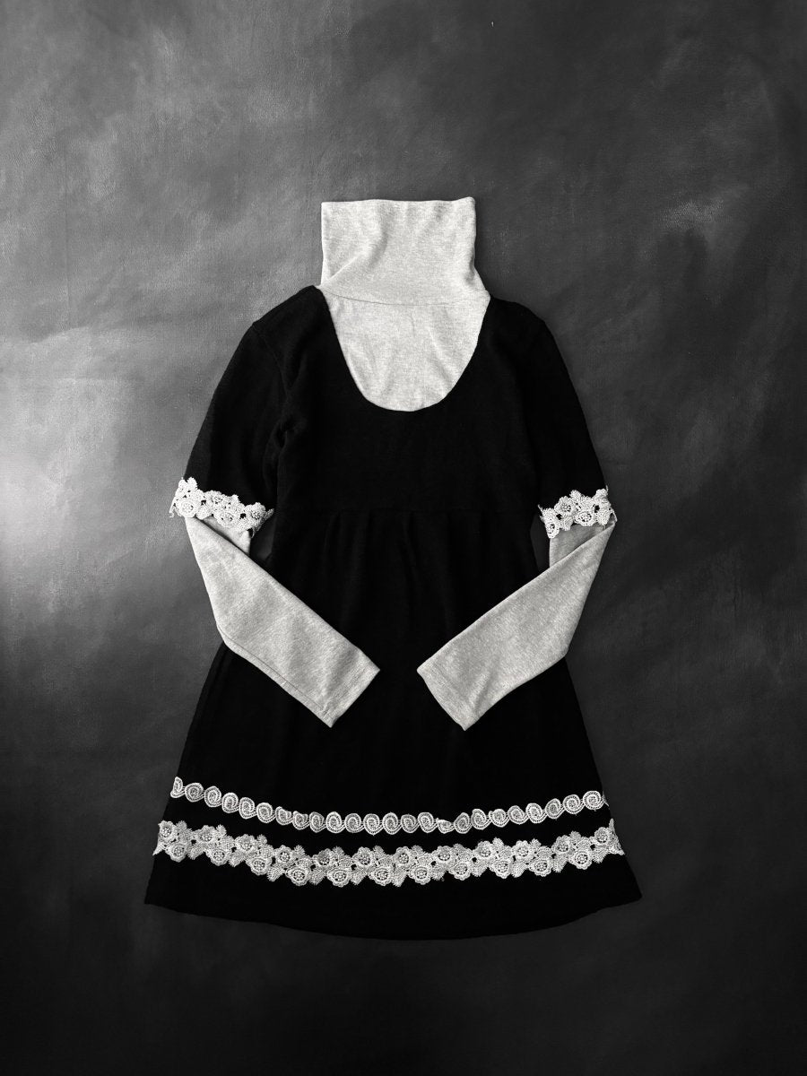 Longing Knit Dress - MIDNIGHT FAE