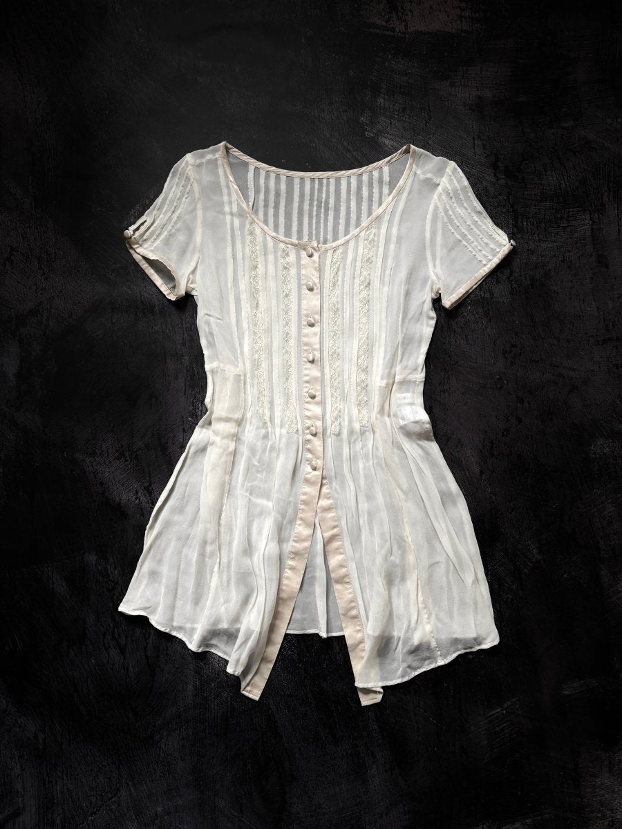 Lounie Sheer Tunic - MIDNIGHT FAE