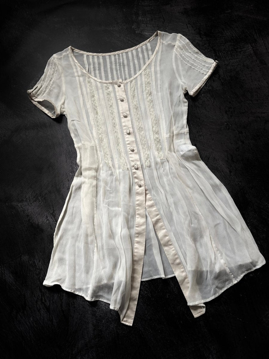 Lounie Sheer Tunic - MIDNIGHT FAE