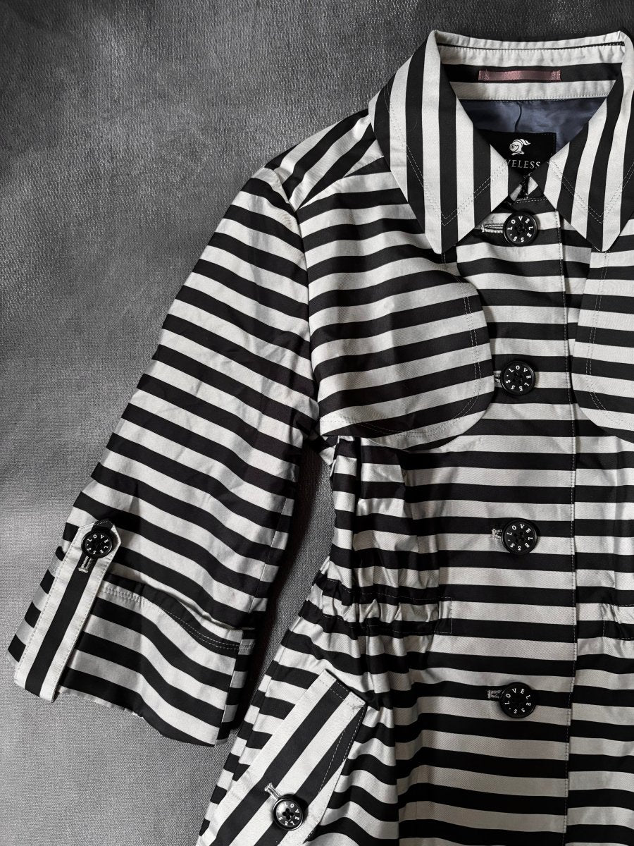 Loveless Trench Jacket - MIDNIGHT FAE