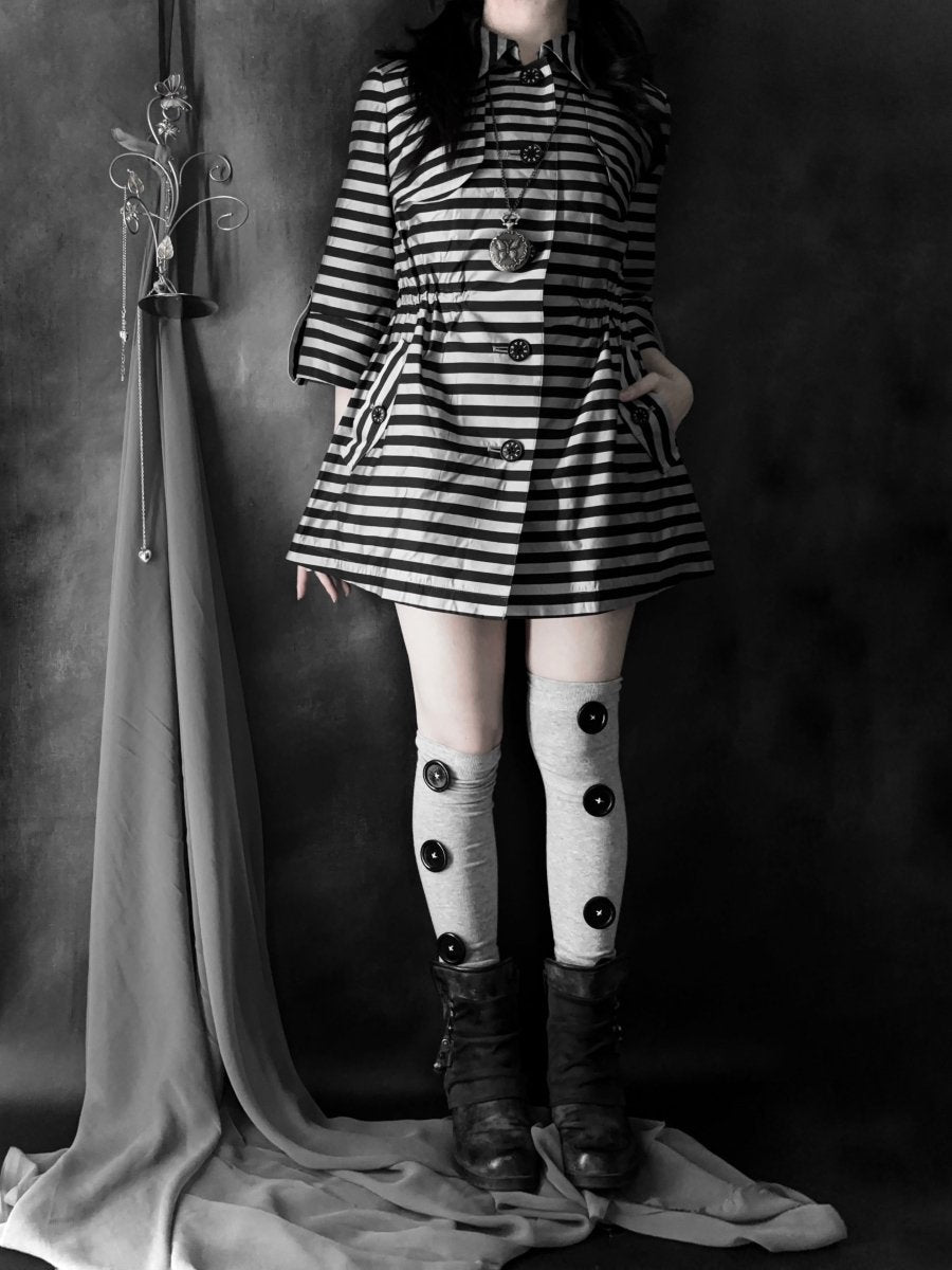 Loveless Trench Jacket - MIDNIGHT FAE