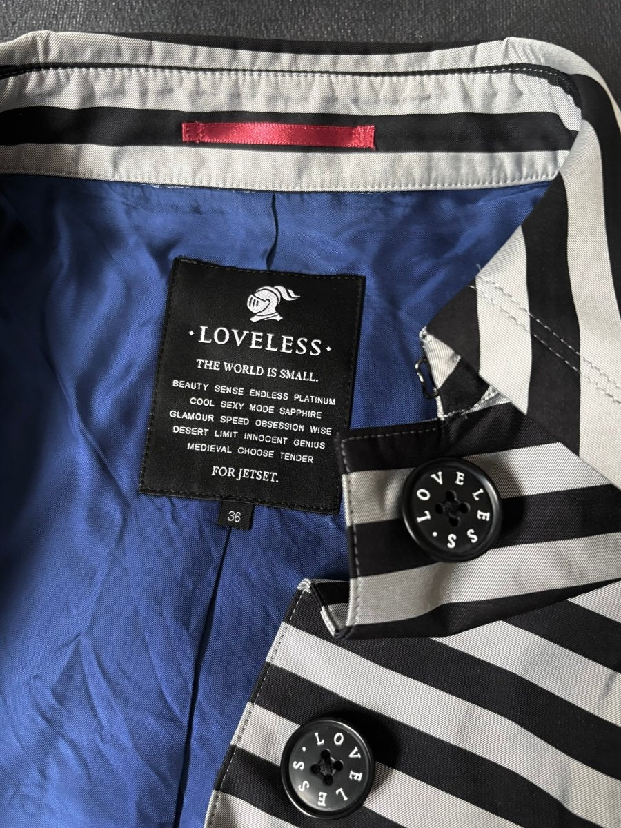 Loveless Trench Jacket - MIDNIGHT FAE