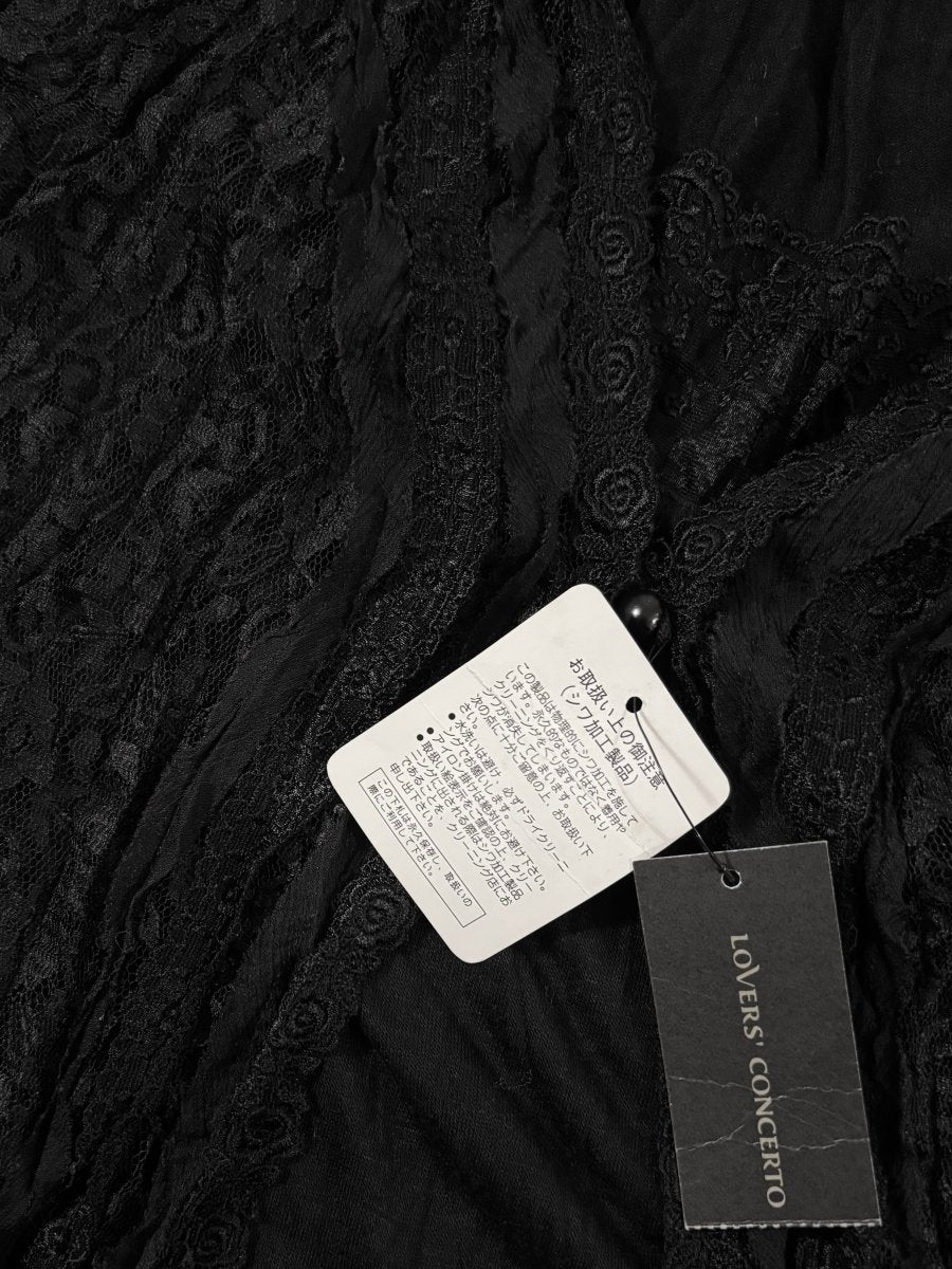 Lover's Lace Blouse (BNWT) - MIDNIGHT FAE