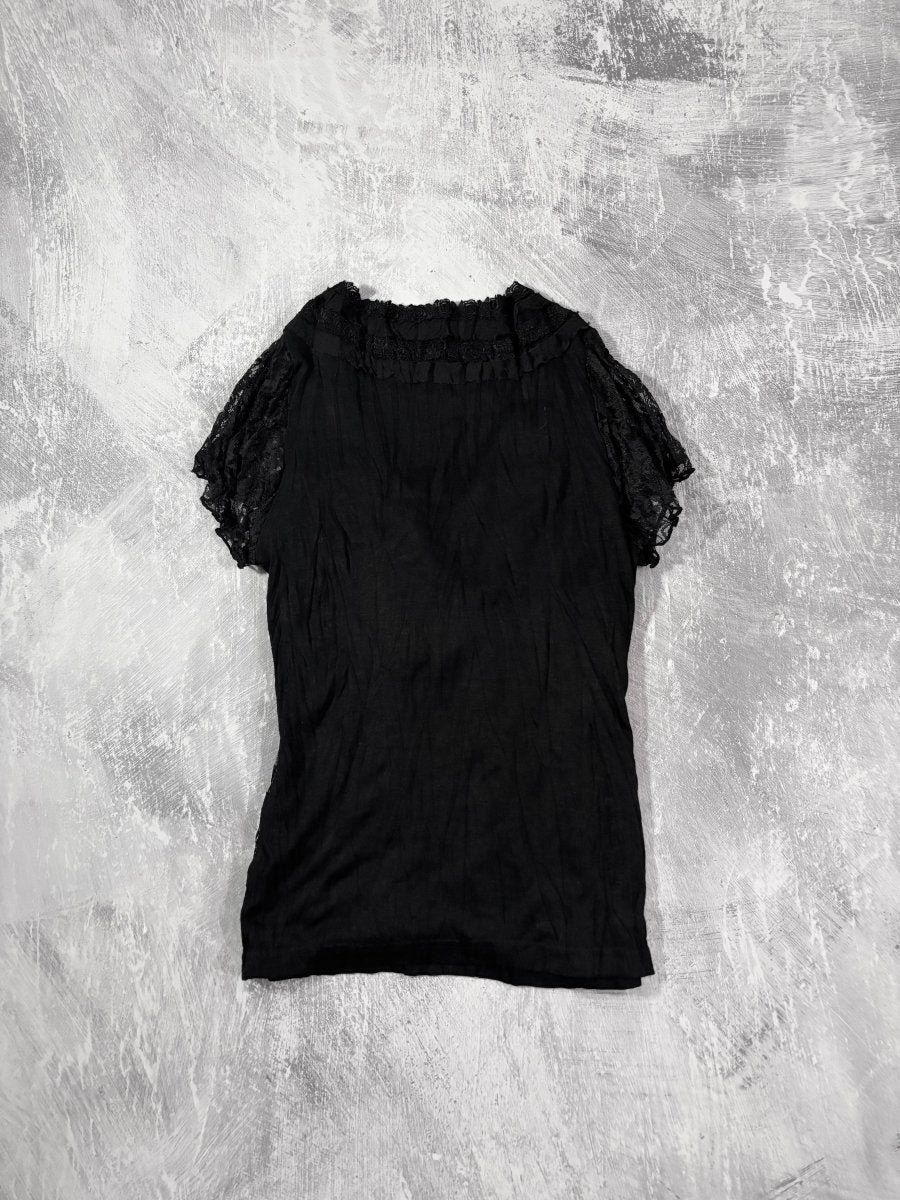 Lover's Lace Blouse (BNWT) - MIDNIGHT FAE