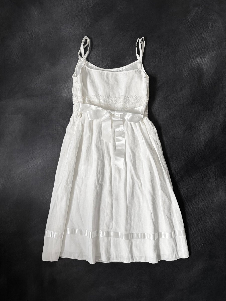 Lucid White Dress - MIDNIGHT FAE