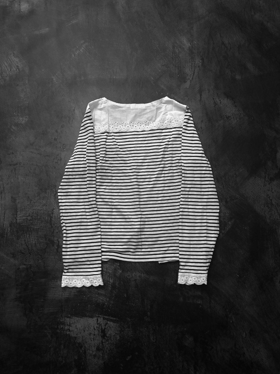 Lui Striped Cardigan - MIDNIGHT FAE