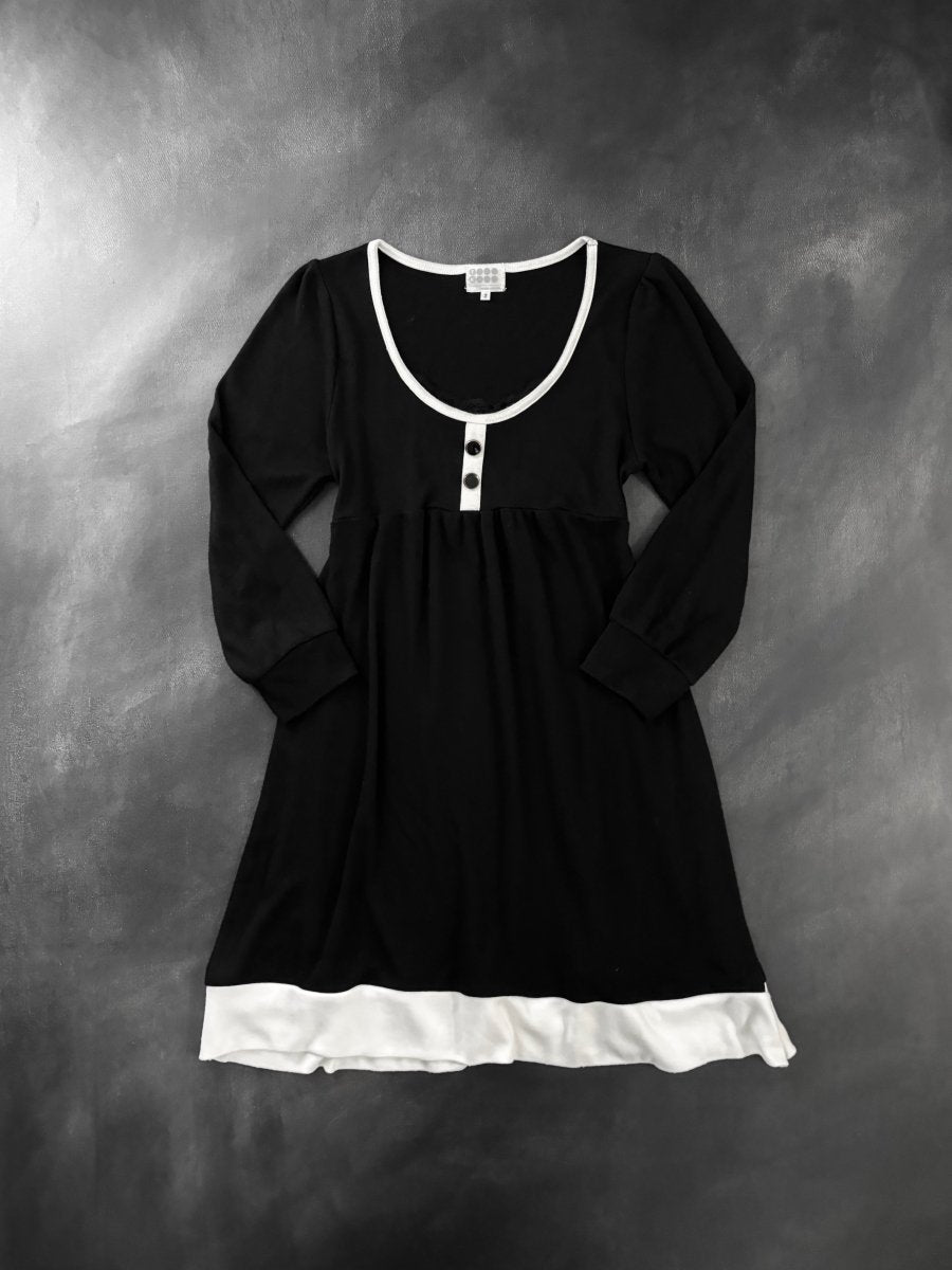 Lunette Babydoll Dress - MIDNIGHT FAE