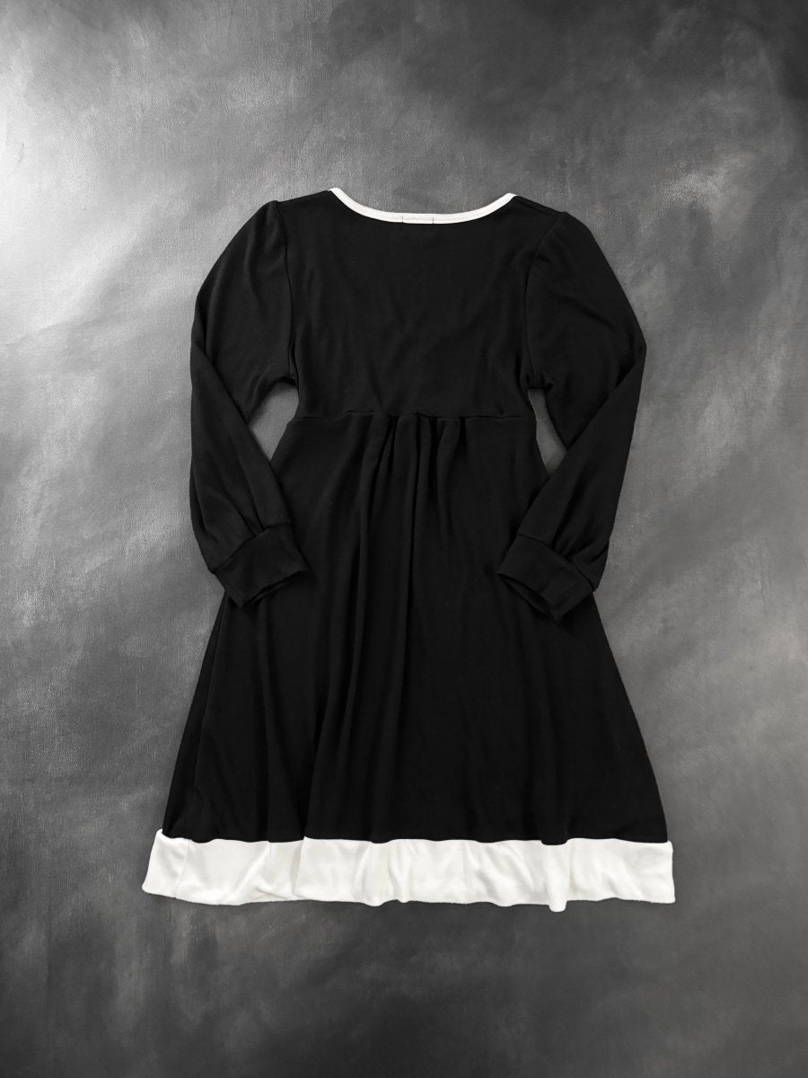 Lunette Babydoll Dress - MIDNIGHT FAE
