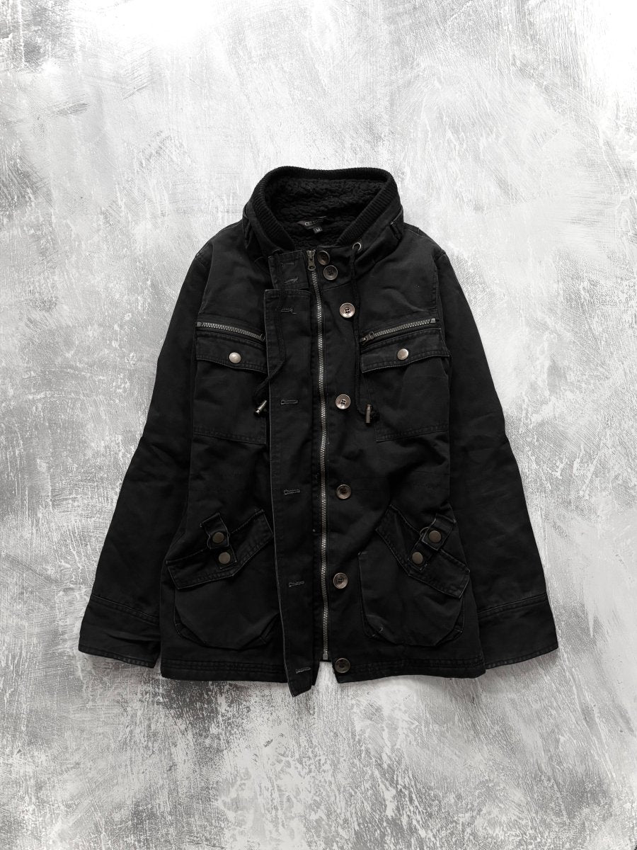 Machine Black Jacket - MIDNIGHT FAE
