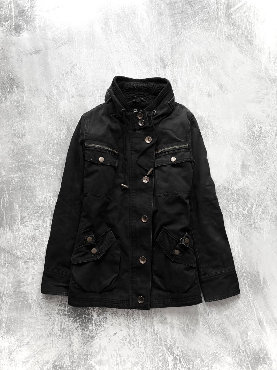 Machine Black Jacket - MIDNIGHT FAE