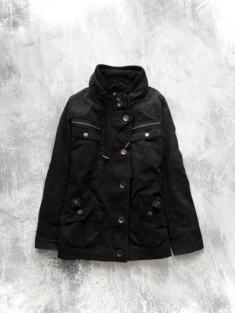 Machine Black Jacket - MIDNIGHT FAE
