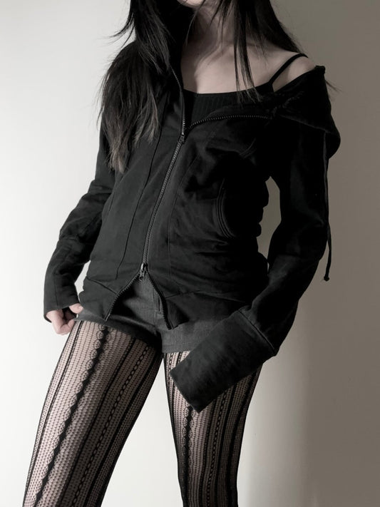 Maison Zip Up Hoodie - MIDNIGHT FAE