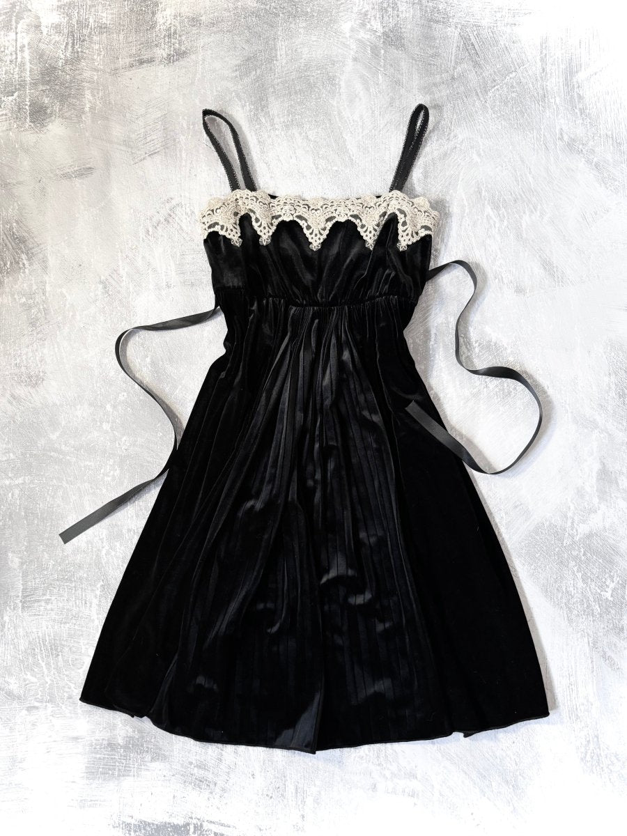 Maitresse Velvet Dress - MIDNIGHT FAE