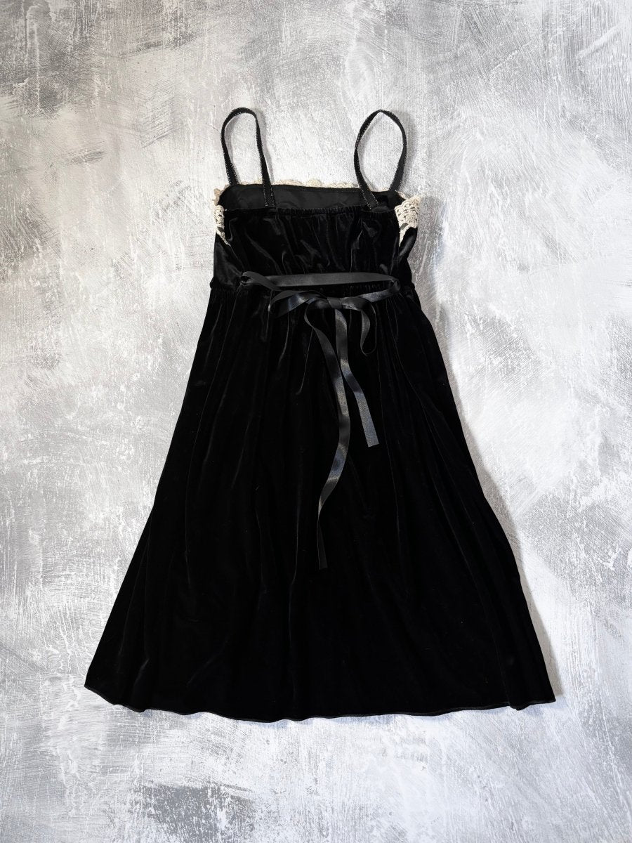 Maitresse Velvet Dress - MIDNIGHT FAE